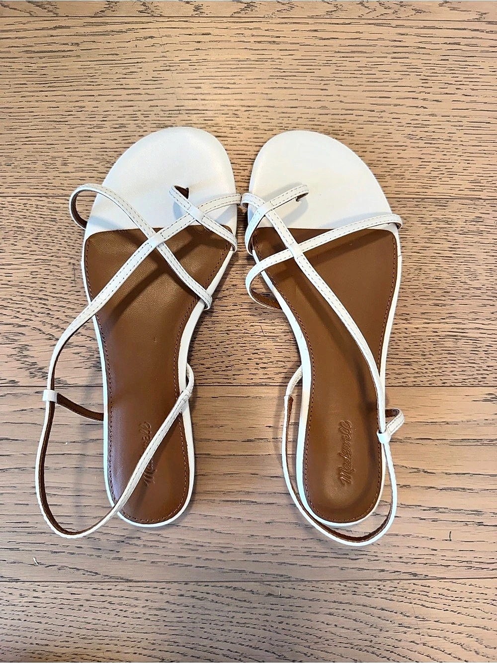 Madewell The Iggy Thong Sandal in White